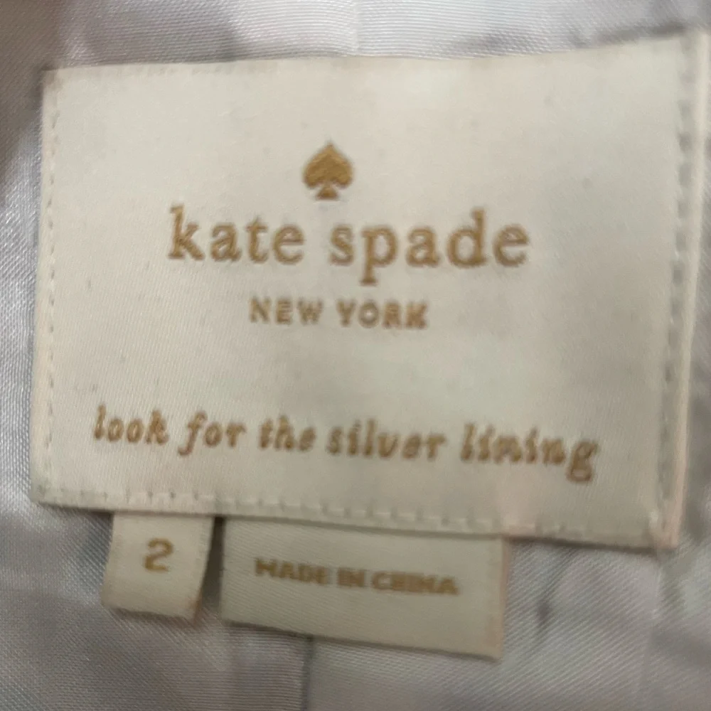kate spade New York leopard print cotton silk blend sheath dress size 2